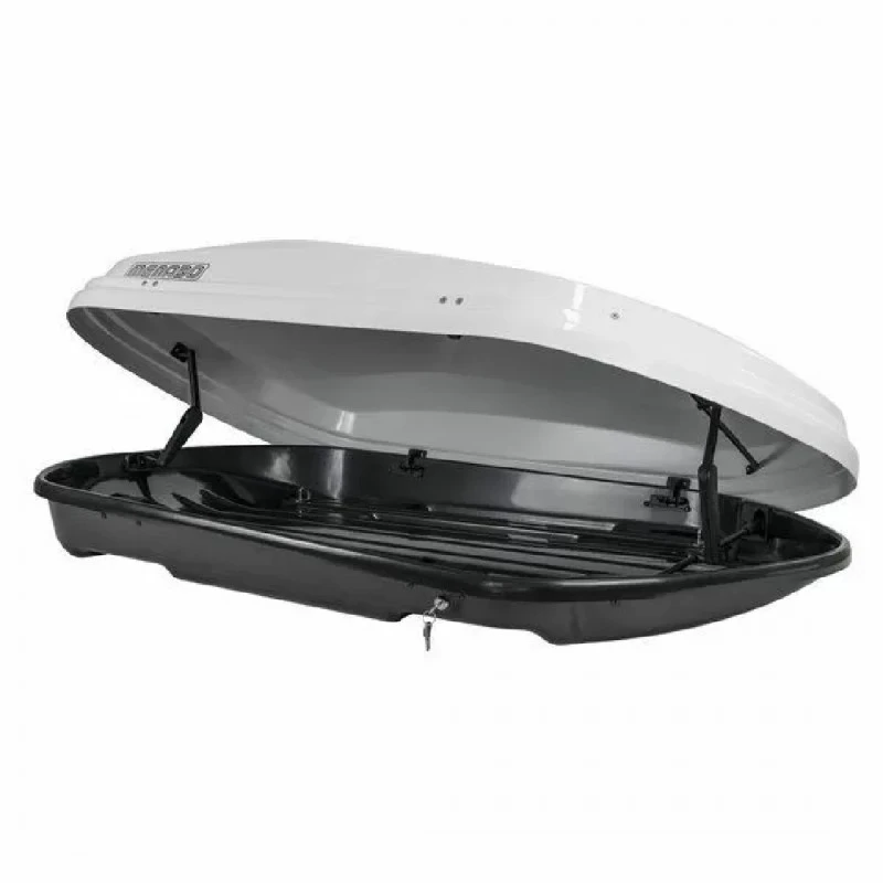 Автобокс Menabo Diamond Duo, Размери 163x90x36cm, Двустранно отваряне, 450 литра, бял