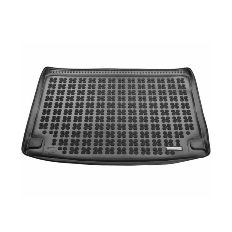 Гумена стелка за багажник за Skoda Karoq (2017+) version 4x4, with an irregular size spare tire (space saver, smaller than standard tires) - Rezaw Plast