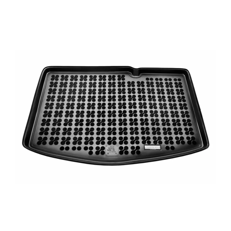 Гумена стелка за багажник за Toyota Yaris (2011-2019) / (2011 - 2014) Hybrid 5-door, bottom floor, with small spare tire - Rezaw Plast