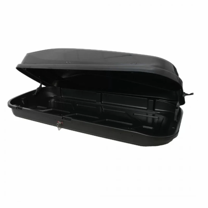 Автобокс Junior Easy 180x78x40cm с 85 mm крепежи, с ключ, 430 литра - черен
