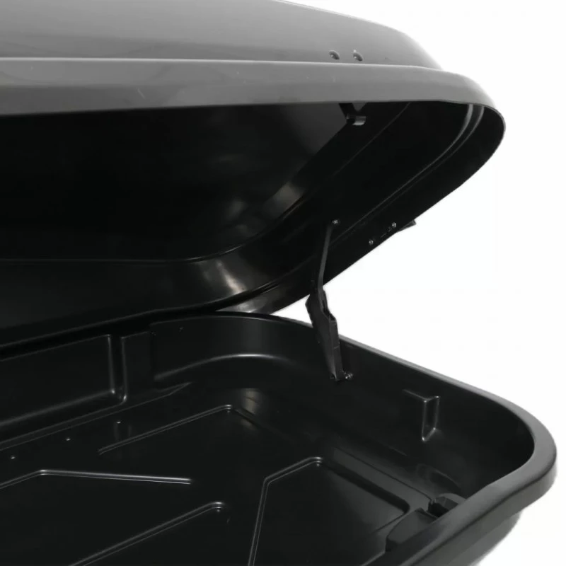 Автобокс Junior Easy 180x78x40cm с 85 mm крепежи, с ключ, 430 литра - черен гланц