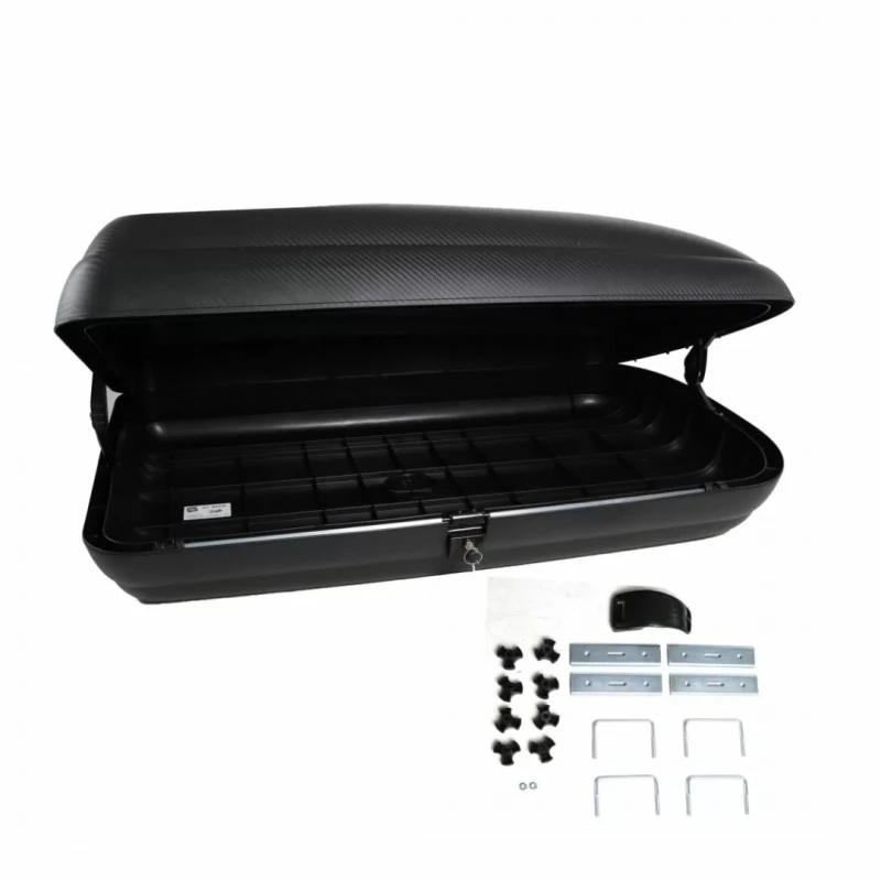 Автобокс Art Plast 169x79x37.5cm с ключ, 400 литра - черен карбон