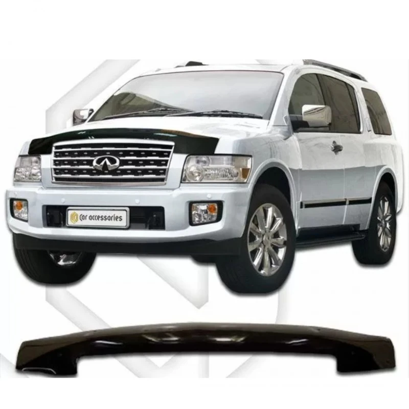 Дефлектор за автомобил CA-Plast, За Infiniti QX56 (2004-2007), Черен