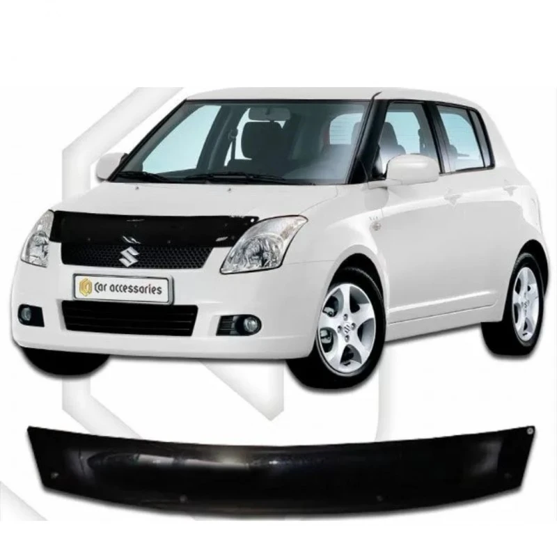 Дефлектор за автомобил CA-Plast, За Suzuki Swift (2004–2010), Черен