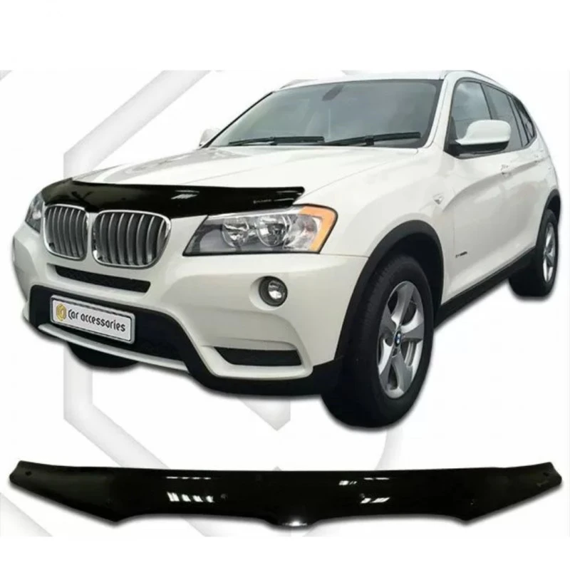 Дефлектор за автомобил CA-Plast, За BMW X3 (2010+), Черен