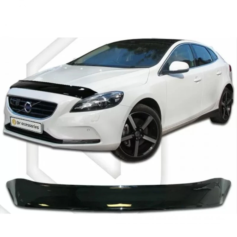 Дефлектор за автомобил CA-Plast, За Volvo V40 (2012+), Черен