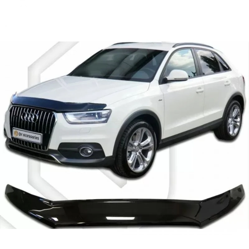 Дефлектор за автомобил CA-Plast, За Audi Q3 (2011+), Черен