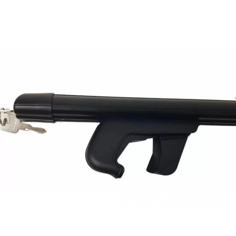 Греди напречни за багажник за кола - за стандартни надлъжни релси с отвор - 120cm с ключ - черни