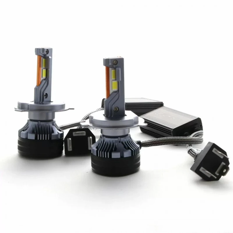 Би Лед крушки - Bi-Led система H4 Streetech модел STN1 за фарове - 170 000 Лукса, 65W - Canbus 6000K - 1700% повече светлина