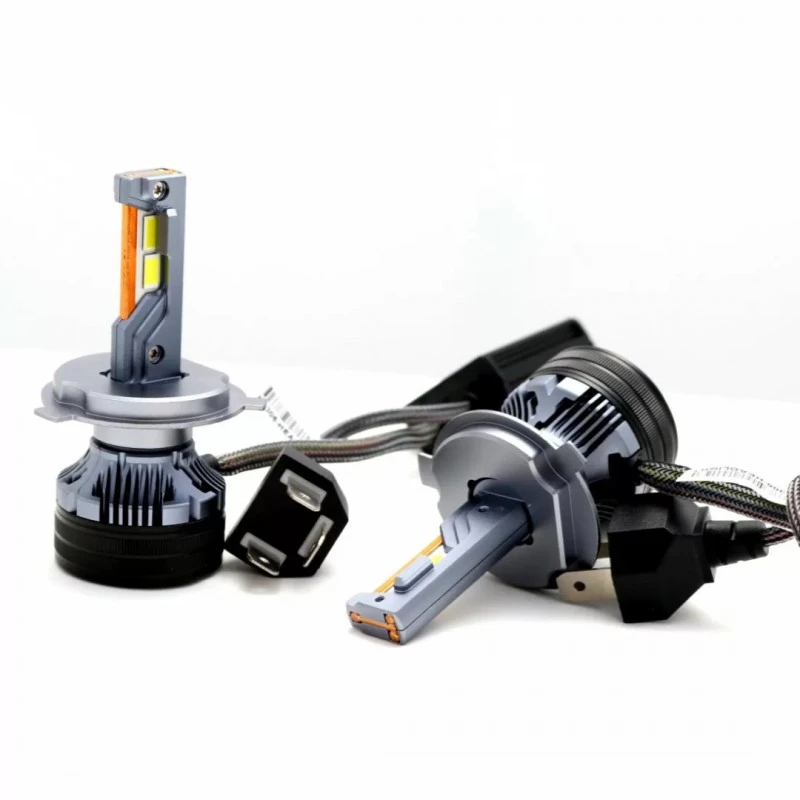 Би Лед крушки - Bi-Led система H4 Streetech модел STN1 за фарове - 170 000 Лукса, 65W - Canbus 6000K - 1700% повече светлина