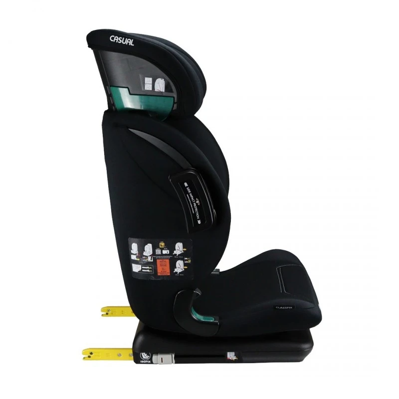 Столче за кола Casual Classfix Eco, i-Size, Isofix, 100-150 cm / 15-36 кг, Сив