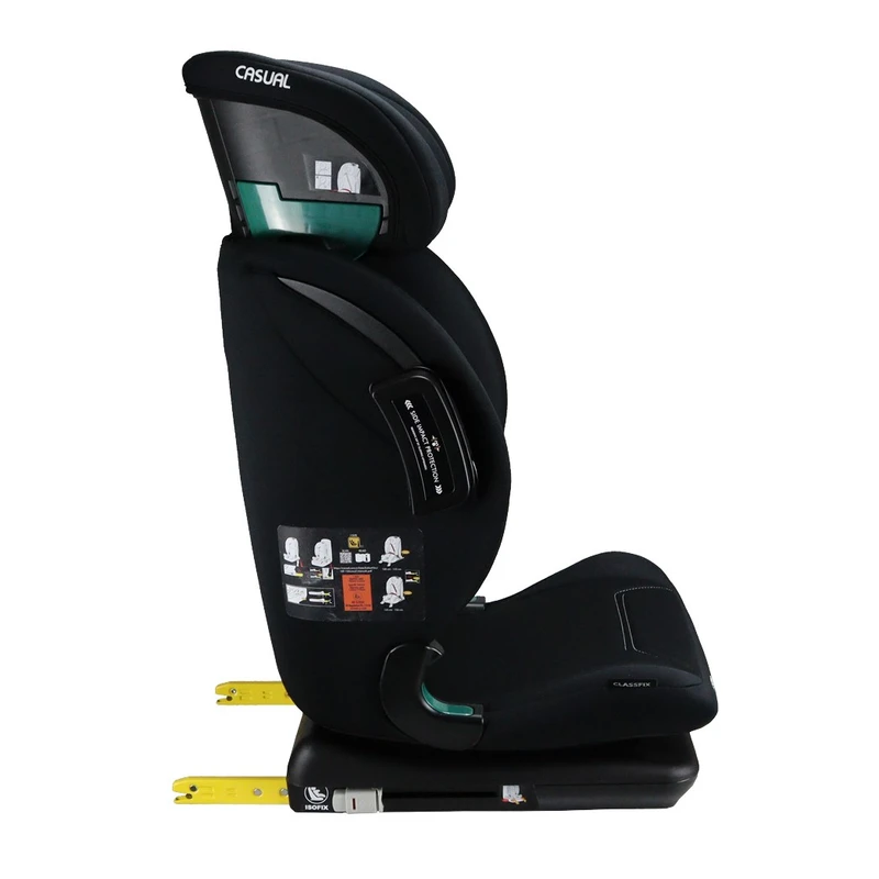 Столче за кола Casual Classfix Eco, i-Size, Isofix, 100-150 cm / 15-36 кг, Черен