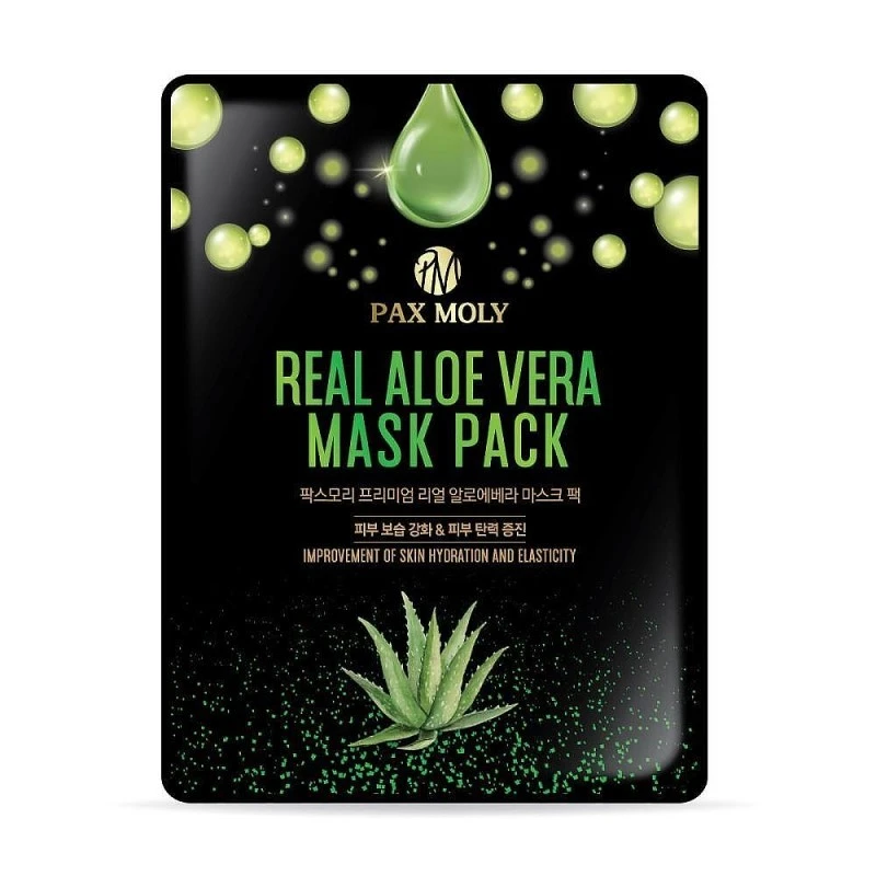 PaxMoly  Real Aloe Vera Mask Pack, 25 ml