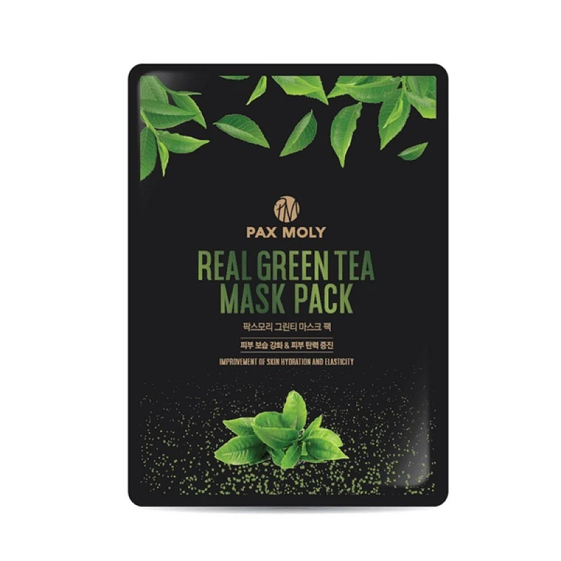 PaxMoly  Real Green Tea Mask Pack, 25 ml