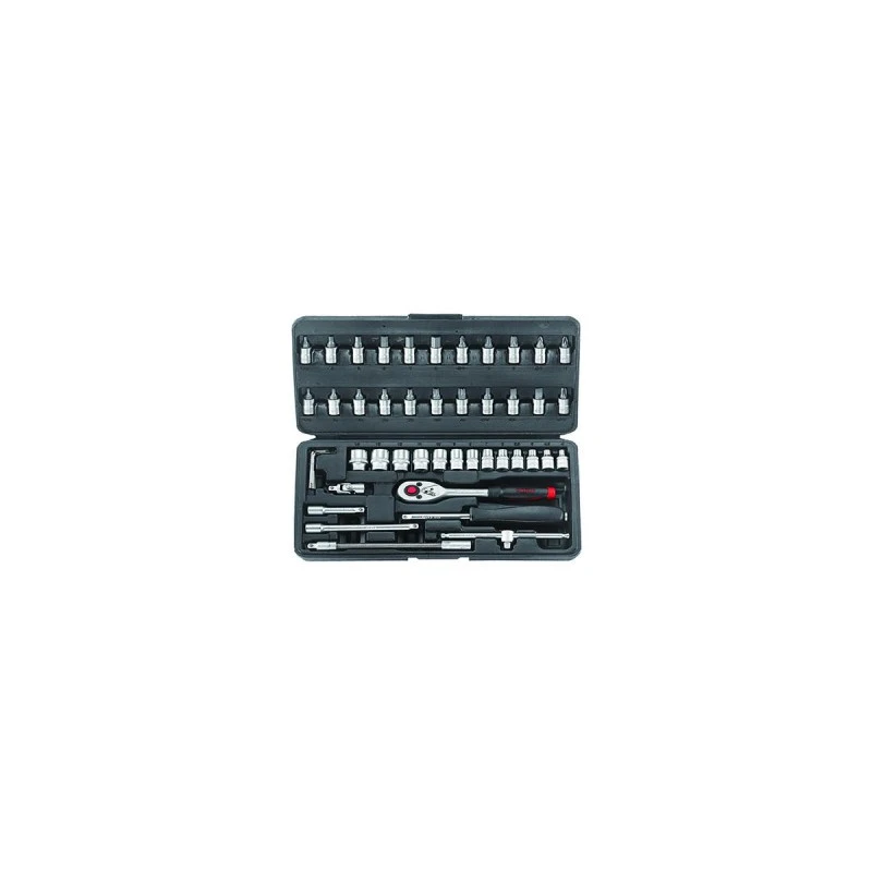 Гедоре Force, 1/4", шестостен, 46 части