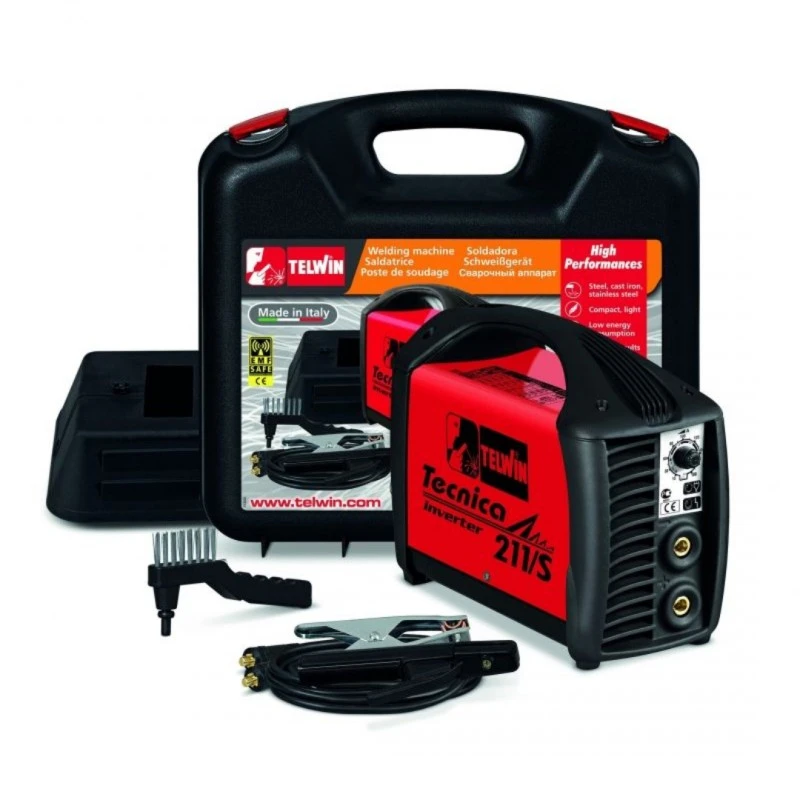 Инверторен заваръчен апарат Telwin TECNICA 211, MMA, TIG, 230 V, 180 A