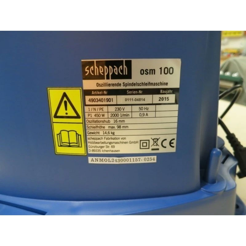 Барабанен шлайф Scheppach OSM100