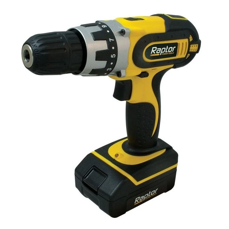 Акумулаторна бормашина RAPTER RR LCD-20, 1 батерия x 18 V, Li-Ion, 23 Nm