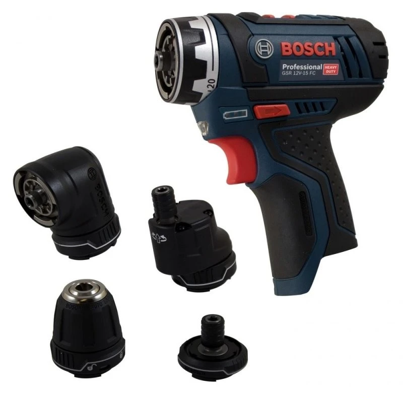 Акумулаторен винтоверт без батерии и зарядно устройство BOSCH GSR 12V-15 FC Professional Solo, 12V (06019F6004)