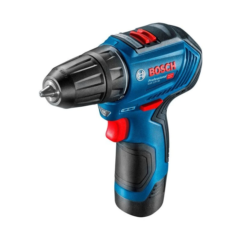 Акумулатрен винтоверт BOSCH GSR 12V-30 А, 12 V, 2 Ah, 30 Nm (06019G9000)