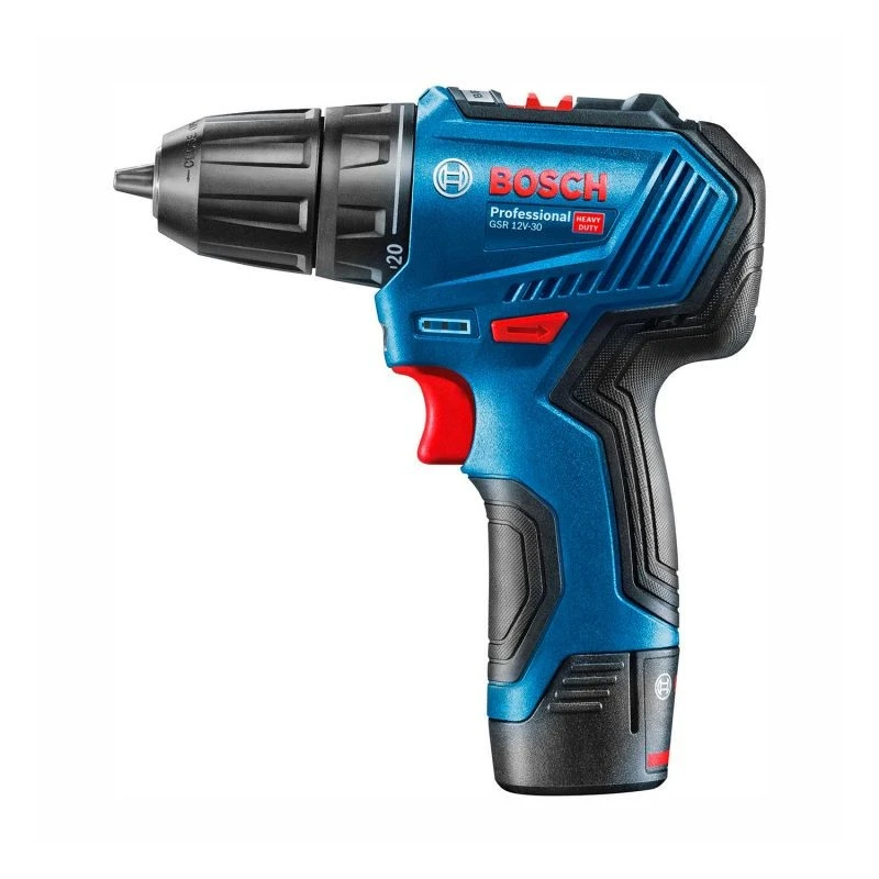 Акумулатрен винтоверт BOSCH GSR 12V-30 А, 12 V, 2 Ah, 30 Nm (06019G9000)