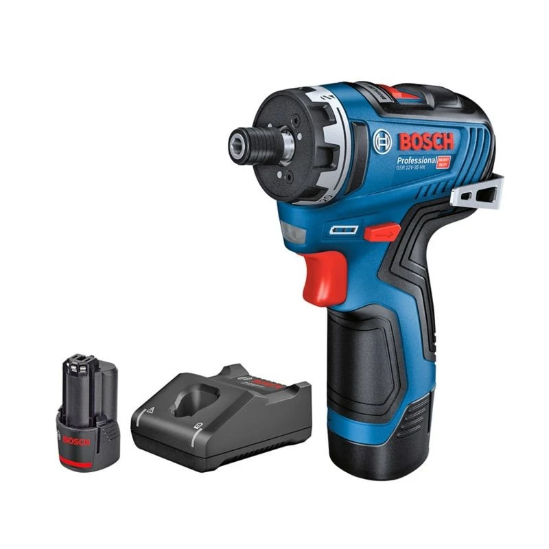 Акумулаторен винтоверт BOSCH GSR 12V-35 HX Professional, 12 V, 2x3 Ah, 35 Nm (06019J9101)