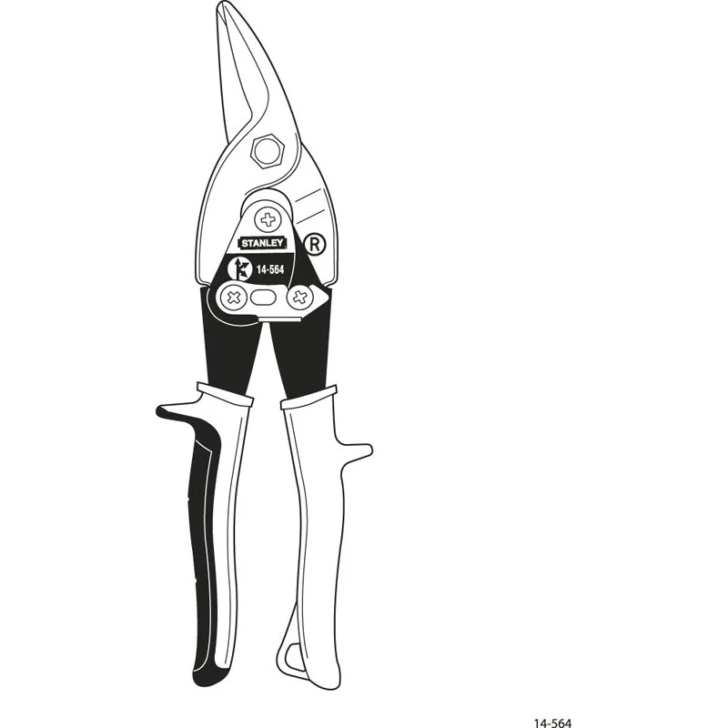 Клещи за ляво рязане Stanley, 2-14-562, FatMax