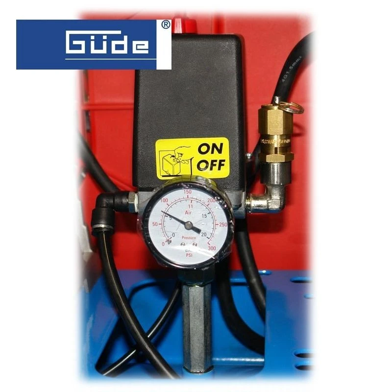 Компресор Güde 635/10/90 PRO, 100л, 10бара, 1400 min-1, 3000 W, 97 dB