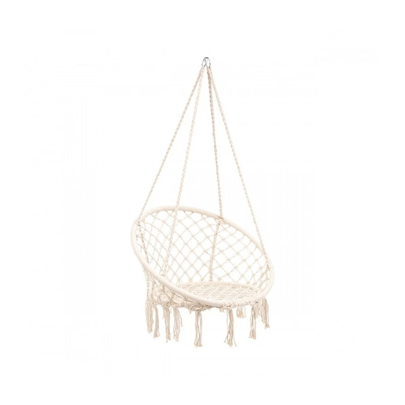 Висящо кресло Brasil Hoop бежово