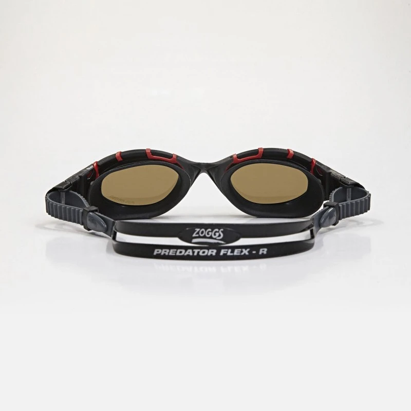 Плувни очила Zoggs Predator Flex Polarized, Черен/Червен