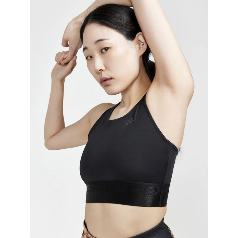 ДАМСКИ СПОРТЕН СУТИЕН CRAFT CORE CHARGE SPORT цвят ЧЕРЕН р-р. L