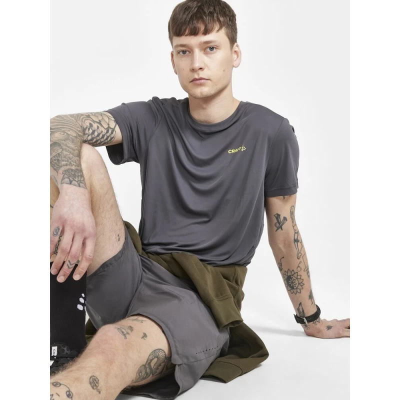 МЪЖКА ТЕНИСКА CRAFT CORE ESSENCE SS, цвят СИВА, р-р. M