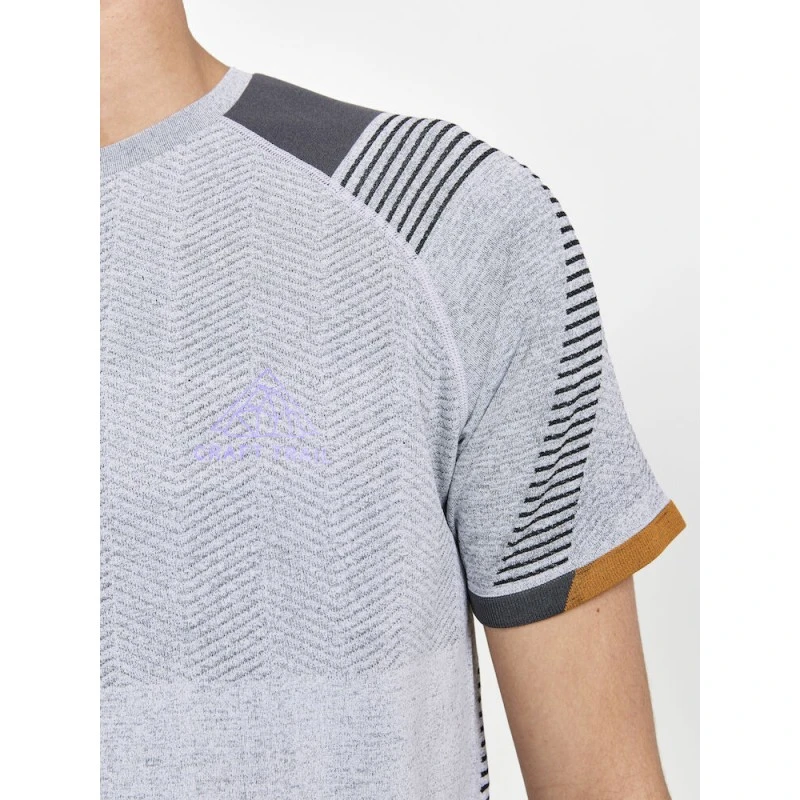 МЪЖКА ТЕНИСКА CRAFT PRO TRAIL FUSEKNIT, цвят СИВ, р-р. L