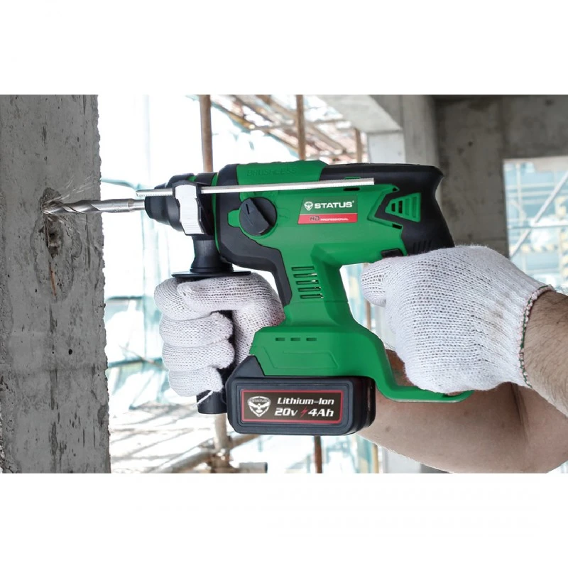 Безчетков Акумулаторен Перфоратор STATUS MPB20