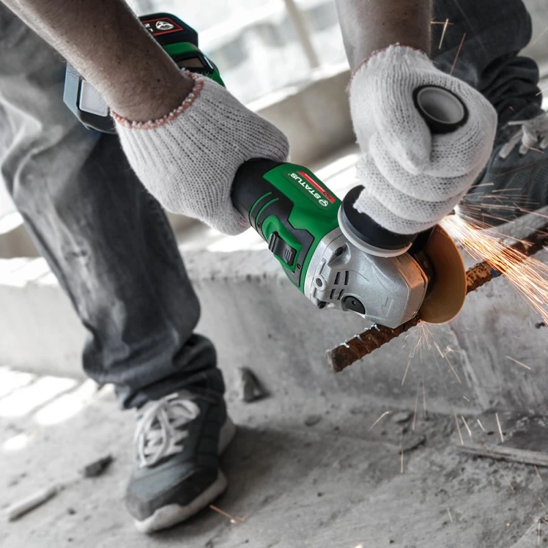 АКУМУЛАТОРНА БЕЗЧЕТКОВА ЪГЛОШЛИФОВЪЧНА МАШИНА STATUS SH125E