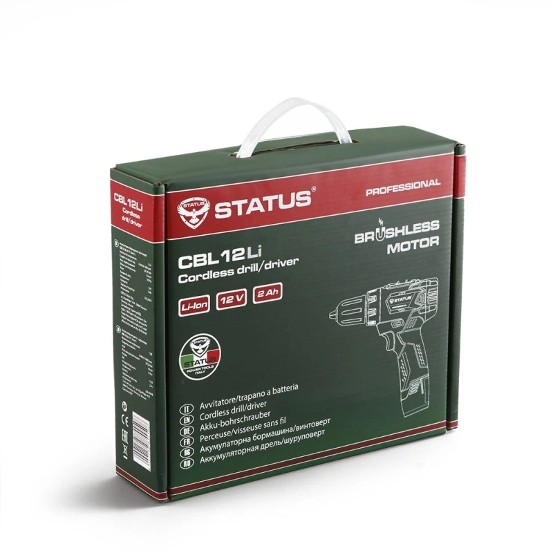 Акумулаторна Безчеткова Бормашина/Винтоверт STATUS CBL12Li