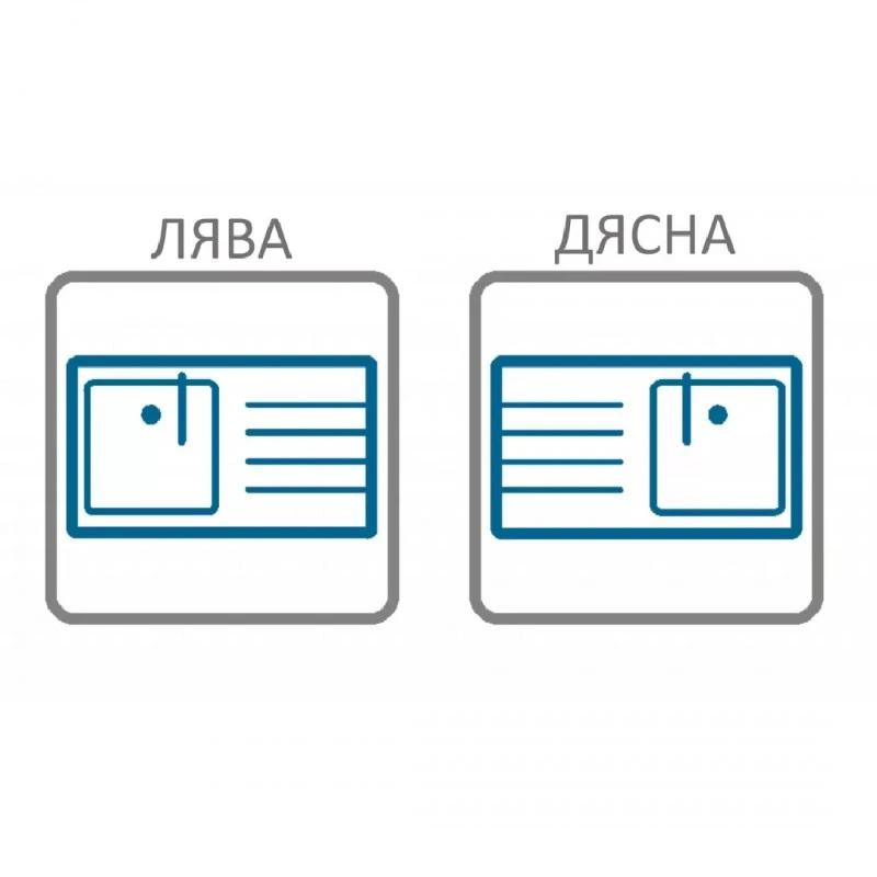 Кухненска мивка Базик 150, Alveus , за шкаф 450 мм