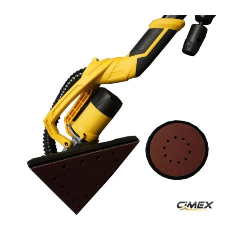 Шлайф машина за стени и тавани със сменящи се глави - тип Жираф CIMEX DWS220N + ПОДАРЪК 12 ШКУРКИ!