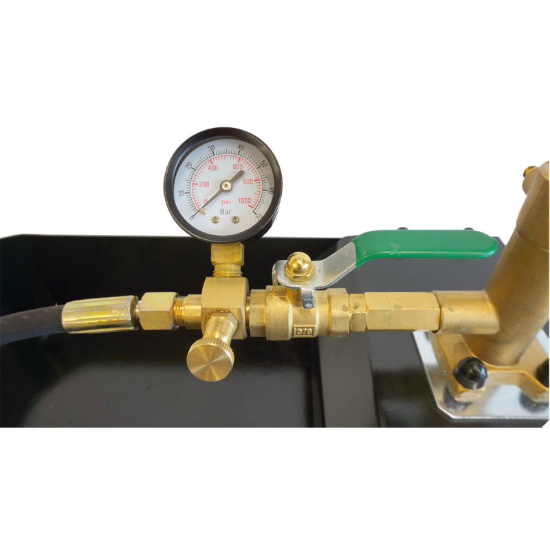 Ръчна помпа за изпитване на налягане 60 бара / 6,5 л. / CIMEX PT60