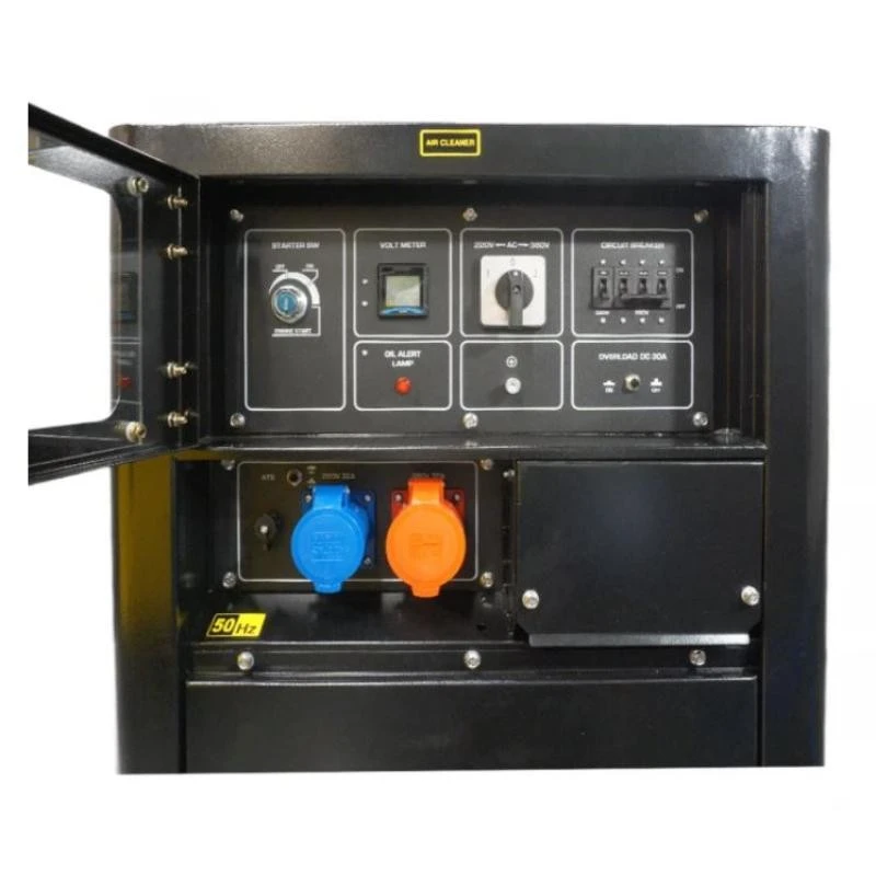 Дизелов трифазен генератор 12 kW , обезшумен + ATS табло за автоматичен старт CIMEX SDG12-T