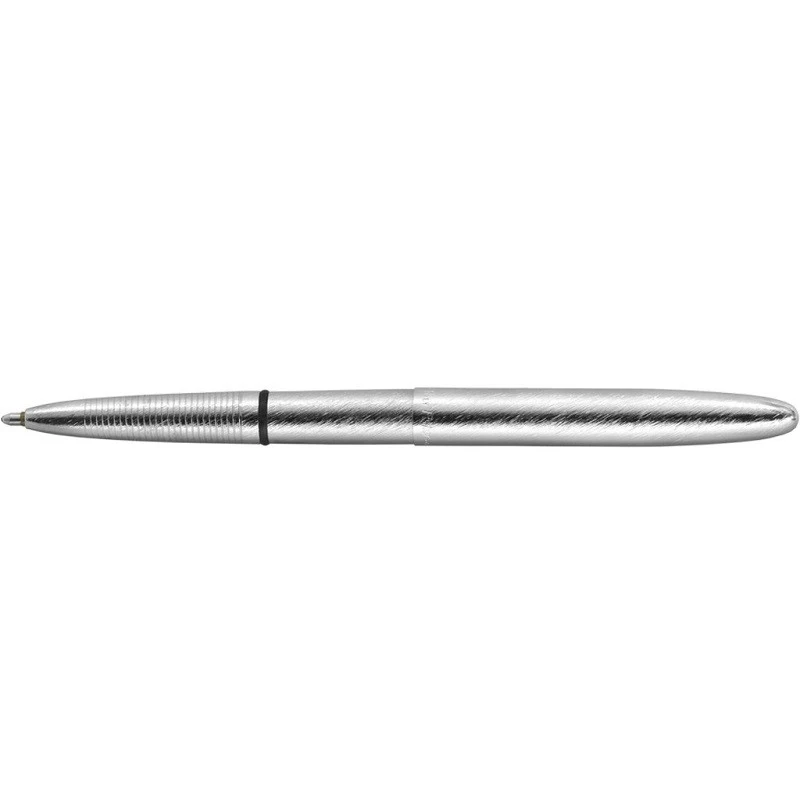 Химикалка Fisher Space Pen Brushed Chrome Bullet 400BRCCL с клипс в подаръчна кутия