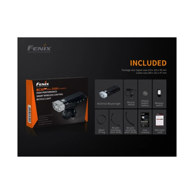 Велосипеден фар Fenix BC30 V2.0 LED