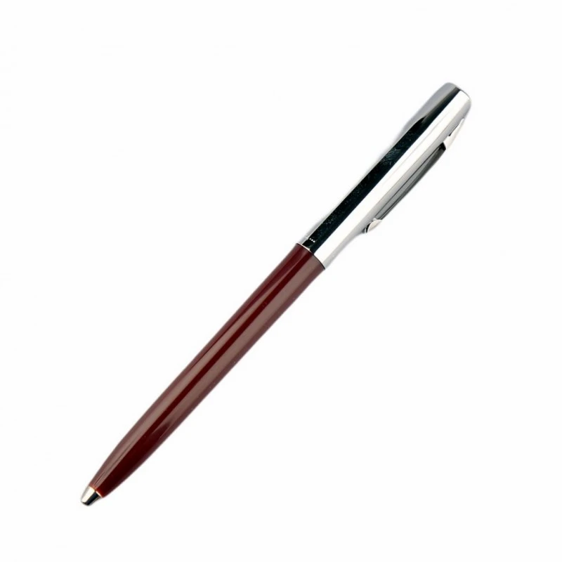 Химикалка Fisher Space Pen Cap-O-Matic Chrome cap burgundy barrel 775-Burg в подаръчна кутия