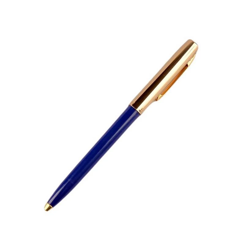 Химикалка Fisher Space Pen Cap-O-Matic Brass cap Blue barrel 775G-BL в подаръчна кутия