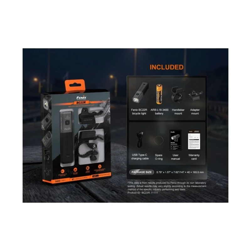 Велосипеден фар Fenix BC22R LED