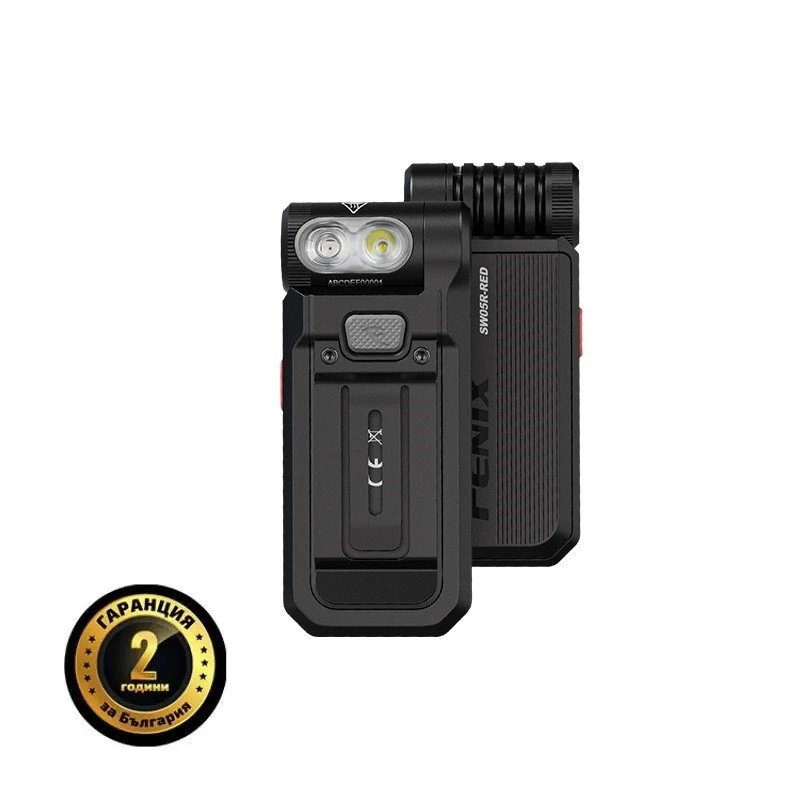 Фенер Fenix SW05R-RED - черен