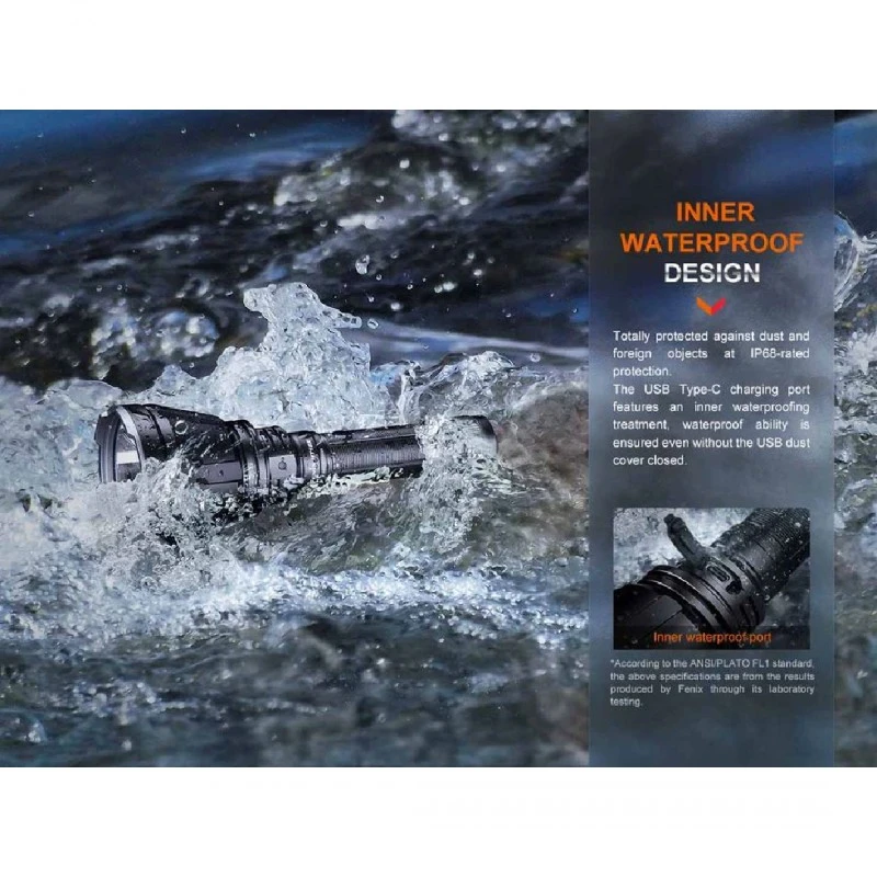 Комплект Фенер Fenix HT18R LED със стойка ALG-18 и спусък AER-05 