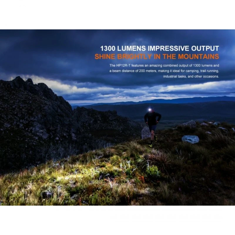 Челник Fenix HP12R-T LED червен