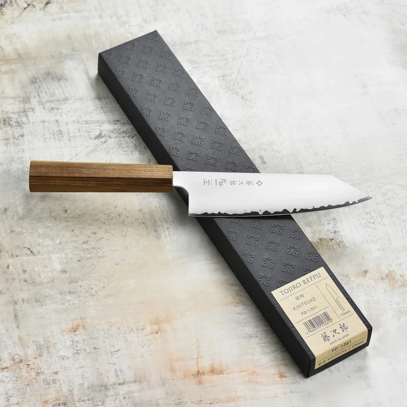 Кухненски нож Tojiro REPPU Kiritsuke Bunka 170мм FD-1361 - SG2 ламинат - дръжка тик