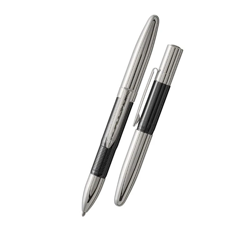 Химикалка Fisher Space Pen Black Titanium Nitride and Chrome infinium Space Pen, Med. Point, Blue Ink - INFBTN-1